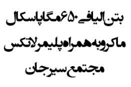 بتن الیافی 650 مگاپاسکال ماکرو به همراه پلیمر لاتس مجتمع سیرجان
