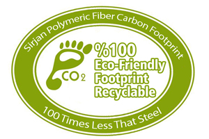 الیاف ماکرو سنتتیک حدود 100 برابر CO2 کمتر از میلگرد و الیاف فولادی در هر متر مکعب بتن تولید می کند.